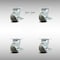 Service Caster 4 Inch SS Thermoplastic Caster Set with Roller Bearing 4 Brake 2 Swivel Lock SCC SCC-SS30S420-TPRRF-TLB-BSL-2-TLB-2 - alternate 1